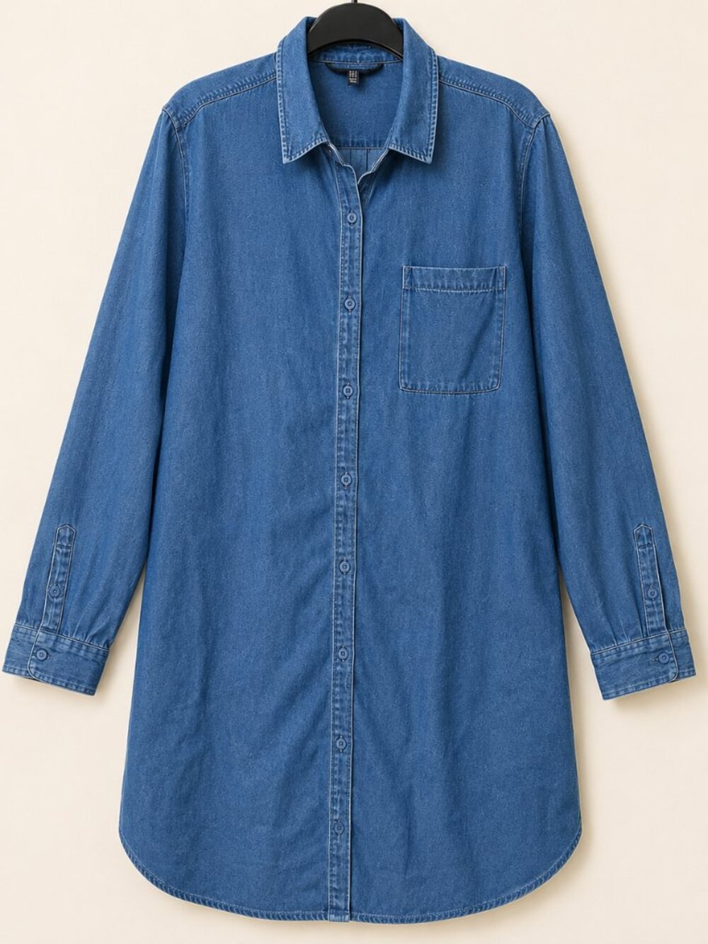 Seasalt Cornwall Shirt Dress Denim Blue Size 20 Breathable